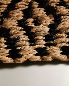 พรมปอกระเจาเพชรงานแฮนด์เมดชุดพรมและพรมเช็ดเท้าให้ความอบอุ่นและความสวยงามตามธรรมชาติสำหรับตกแต่งบ้านพรมและชุดพรมปูพื้น - Product Image 2