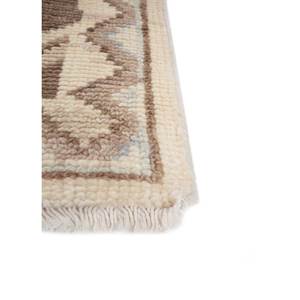 Alfombras de Lana Tejidas a Mano Thyme Ivory, Rectangulares de 9x12, con Patrón Geométrico y Abstracto, Estilo Tabriz, para Sala de Estar, PKWL-1077 - Product Image 4