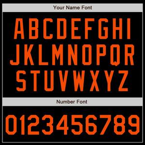 Bomber personnalisé noir orange Varsity Letterman veste à glissière coupe-vent Streetwear veste universitaire vintage pour hommes - Product Image 3