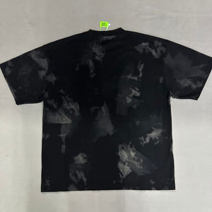 Camiseta deportiva Vintage de gran tamaño, cuello redondo de algodón lavado personalizado con patrón, 220 gramos, peso de tela, estampado DTG para hombre - Product Image 3