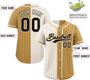 USA Youth Custom Softball Shirt Transpirable Mesh Baseball Jersey Button Moisture Wicking Tackle Twill Fabric Sportswear - Product Image 4