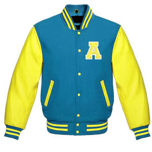 Chaquetas Varsity de Piel de Oveja Antibacterianas para Hombre y Mujer, Estilo Nuevo, Cuello Alto, Todas las Tallas y Colores, Lana de Baja Densidad, Alta Calidad OEM - Product Image 1