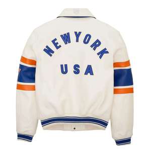 Customized Casual Wear <b>Men's</b> Varsity <b>Jackets</b> with Stand Collar Premium Quality <b>Men</b> <b>Baseball</b> <b>Jacket</b> Available in Different Colors - Product Image 3