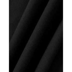 Custom Premium Casual Bamboo Notch-collar <b>Nightdress</b> with Contrast Trim Soft Woven Fabric for Autumn Season - Product Image 2