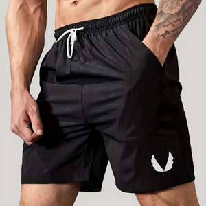 Pantalones Cortos Deportivos Básicos para Hombre, de Malla, para Gimnasio, Correr, Fitness, Playa, Baloncesto, Cintura Media, Holgados, con Logotipo Personalizado - Product Image 6