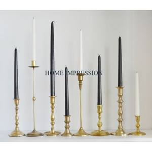 Portavelas personalizado con logotipo personalizado de Material acrílico y aluminio para el hogar, Juego de 2 portavelas Vintage para mesa, centro de mesa - Product Image 5