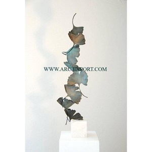 Nouveauté objet de table rond en métal avec base en marbre fait à la main fantaisie Look Sparrow Design Statue et Sculpture pour la vente en gros - Product Image 5