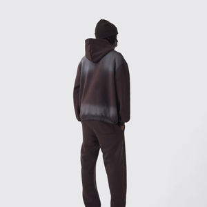 Wholesale Unisex 100% Cotton Winter <b>Fleece</b> Hoodies Customizable 3D <b>Pattern</b> Plus Size Plain Dyed for Men and <b>Women</b> - Product Image 4