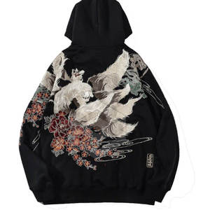 Novedad, Sudadera con Capucha Extra Grande para Hombre, Informal, de Alta Calidad, Invierno, Sólida, 100% Algodón, Impresión Digital, Transpirable - Product Image 2