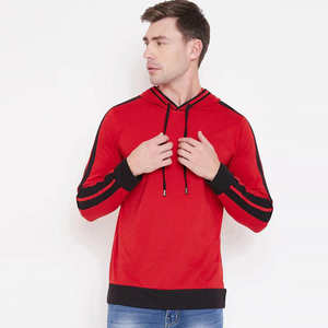 Sweat à capuche en éponge française 100% coton/mélangé de haute qualité avec logo personnalisé Sweat-shirt à capuche épais pour hommes Vêtements d'hiver brodés - Product Image 4