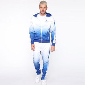 Venta al por mayor personalizado sublimación cremallera completa fútbol chándal traje transpirable ecológico uniforme de fútbol chándal conjunto - Product Image 1