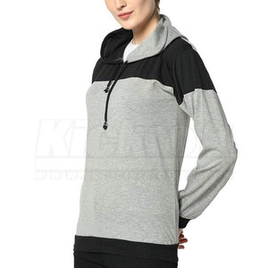 Sweat-shirt à capuche pour femme, séchage rapide, respirant, confortable, 100% coton, coupe-vent, écologique, vêtements décontractés d'hiver, fabriqué au Pakistan - Product Image 2