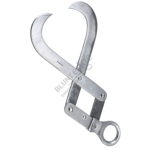 Crochet obstétrical réutilisable Krey-Schottler en acier inoxydable, instruments vétérinaires à bord arrondi, technologie chirurgicale, matériel médical et chirurgical - Product Image 3