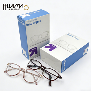 Boîte en papier recyclable personnalisée OEM pour lingettes jetables pour lentilles, boîte d'emballage pour lingettes nettoyantes pour lunettes - Product Image 2