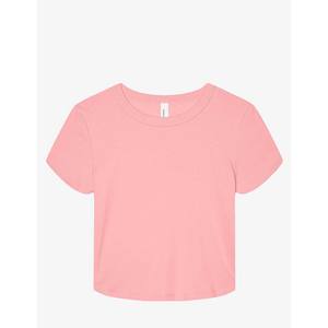 Top court personnalisable en toile Bella: personnalisez votre style avec du texte blanc et noir-ajustement parfait pour les t-shirts personnalisés - Product Image 1