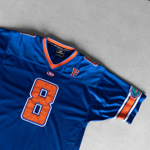 Short court surdimensionné imprimé par sublimation de conception personnalisée en gros Maillot rétro en maille de football américain à séchage rapide respirant - Product Image 3