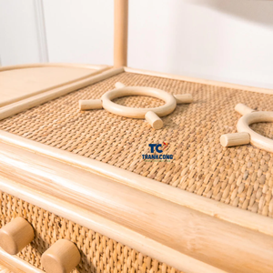 Soporte de cocina de ratán superventas, artesanía de Vietnam, juguetes de ratán para niños, el mejor regalo, juguetes de cocina ecológicos - Product Image 3