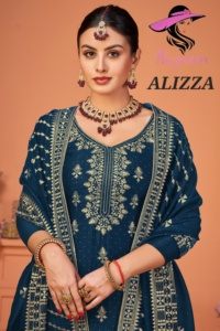 LATEST DESIGNER EMBROIDERY WORK WITH HEAVY DIAMOND <b>KURTI</b>-SET - Product Image 5