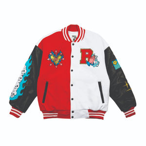 Écusson de broderie en chenille personnalisé vestes de baseball pour hommes vestes universitaires surdimensionnées Letterman pour hommes - Product Image 5