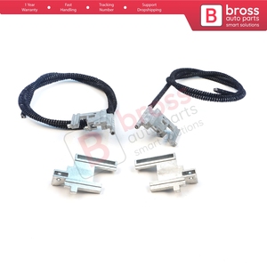 Câbles Bowden de commande de toit ouvrant BSR673 gauche et droit avec charnières de fixation métalliques pour Clio MK2 1998-2012 - Product Image 6
