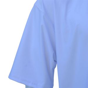 T-shirt d'entraînement surdimensionné blanc Performance Gym T-Shirt Boxy Fit, anti-transpiration et antimicrobien Durable Workout & Fitness Shirt - Product Image 5