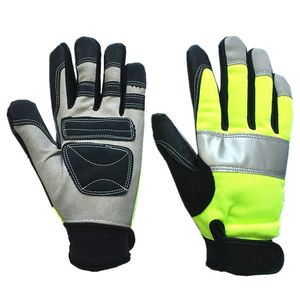 Nouvelle arrivée pas cher prix Gants de mécanicien en cuir de qualité supérieure anti-chaleur anti-chimique anti-coupure tendance Gants de mécanicien - Product Image 1