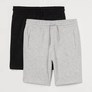 Pantalones cortos deportivos de verano para hombre, shorts deportivos personalizados a la moda, 100% algodón, para correr, talla grande, precio al por mayor, entrenamiento - Product Image 4