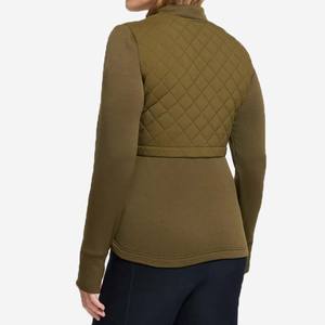 Chaqueta Híbrida de Invierno para Mujer, Estilo Urbano, con Cierre, Ajustada, Ligera, Acolchada, con Cuello Alto y Resistente al Viento - Product Image 4