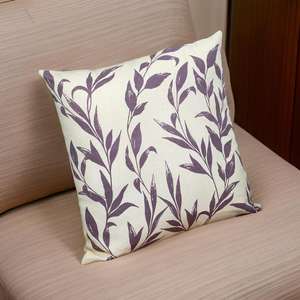 Taies d'oreiller et de coussin carrées en coton multicolore de qualité supérieure imprimées de feuilles cassées pures pour la décoration intérieure hôtels et jardins - Product Image 1