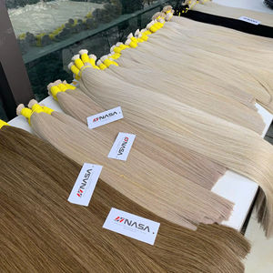 Extensions de cheveux en vrac russes 100g couleur claire 65cm longueur faisceaux de cheveux humains vietnamiens par les fournisseurs du Vietnam - Product Image 1