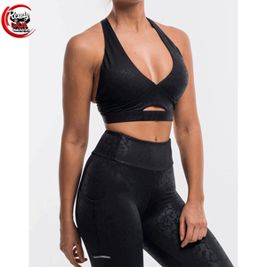 ชุดโยคะ2ชิ้นสำหรับผู้หญิงชุดเสื้อกล้ามและกางเกงขาสั้นผ้าเนื้อนุ่มแบบเปลือย - Product Image 5