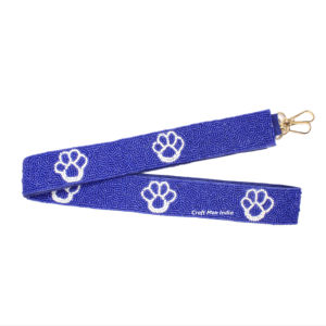 Vente en gros de sacs à sangle perlés Gameday personnalisés Sangles de sac à main en métal colorées personnalisées à la main avec sangles à imprimé animal - Product Image 1