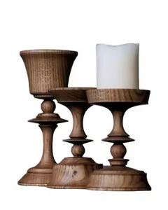 Vente en gros de chandelier en bois de style vintage de luxe pour Noël et Pâques - Product Image 6