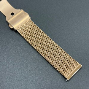 Iprg สายนาฬิกาสเตนเลสสตีลขัดเงา5N พับได้แบบหัวเข็มขัด - Product Image 3