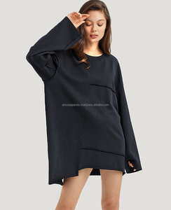 Sudadera con capucha de lana de algodón de alta calidad personalizada de gran tamaño, diseñador de marca de moda, Sudadera con capucha con estampado de logotipo 3D para mujer - Product Image 3