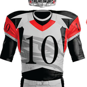 Conjunto de pantalones de Jersey de equipo personalizado para hombre Uniforme de fútbol americano Negro Gris Rojo Durable Transpirable 100% Poliéster Tackle Nombre del jugador - Product Image 2