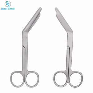 Ciseaux d'opération chirurgicale Pinces et ciseaux à bandage avec poignées imprimées de logo Ciseaux à bandage 2025 - Product Image 3