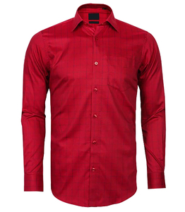 OEM de alta calidad de los hombres casuales para camisas logotipo personalizado de impresión de tela de popelina de seda transpirable ecológico de talla grande XL de primavera - Product Image 5