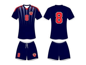 Maillot de football à manches courtes personnalisé, imprimé numériquement, respirant, 100% polyester extensible, col en V - Product Image 6