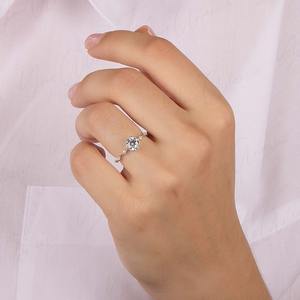 Anillo de piedras preciosas de topacio blanco, joyería para mujer, joyería de estilo bohemio de Plata de Ley 925, anillo hecho a mano de tendencia, regalo para ella - Product Image 3