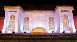 Fiber Mandap/Wedding Mandap/Fiber Wedding <b>Decor</b> Fiber Stage Setup Indian Wedding Mandap Fiber Mandap Design Traditional Mandaps - Product Image 4