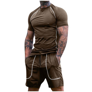 Combinaison de compression unisexe pour adultes, haute élasticité, séchage rapide, pour la course à pied, respirante, douce, en spandex/polyester, coupe régulière - Product Image 4