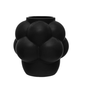 Vase à fleurs décoratif en aluminium le plus vendu avec corps texturé et finition lisse adapté aux arrangements intérieurs de maison - Product Image 5