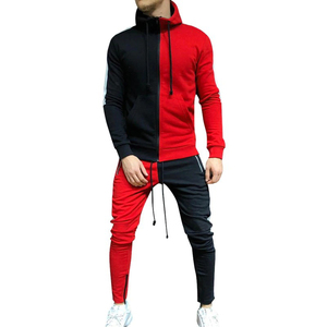 Jersey de bloque con logotipo personalizado para hombre, conjuntos de sudaderas y pantalones para hombre, chándales multicolores para llegada de invierno en oferta - Product Image 5