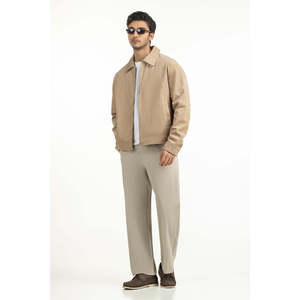 Chaquetas Casuales de Pana de Corte Regular MN-JKT-WS25-111 XS-XL con Cuello Alto y Cierre de Cremallera para Primavera y Otoño - Product Image 2