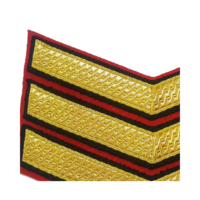 Écusson tactique informatisé en forme de chevron pour uniforme, vêtement, transfert thermique, broderie personnalisée