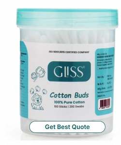 Coton-tiges personnalisés en coton lisse à double tête, multi-usages, avec logo sur mesure, prix de gros direct usine - Product Image 4