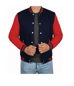 Veste de baseball en polaire Letterman personnalisée pour hommes veste universitaire Street Style pour le collège pour le printemps - Product Image 2
