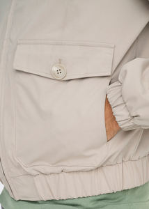 Blouson de moto confortable pour hommes, grandes tailles, service personnalisé, col montant, placement du logo sur le devant, enduit – Vente en gros - Product Image 4