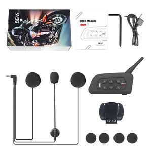 <span class=keywords><strong>EJEAS</strong></span> <span class=keywords><strong>V4</strong></span> Plus, Intercomunicador Bluetooth para Cascos de Motocicleta, Impermeable, para 4 Personas, Auriculares Bluetooth para Casco - Product Image 6